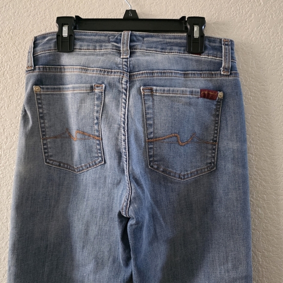 7FAM Kimmie Bootcut Jeans 27 Blue - Picture 6 of 15